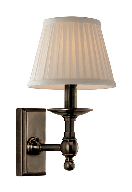 Бра с шелковым плафоном