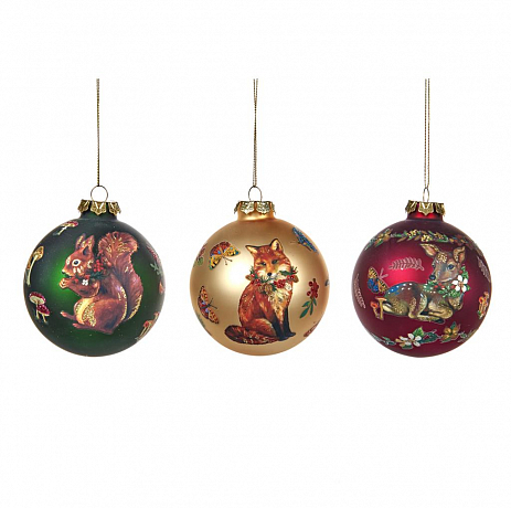 Елочное украшение " Шар" , с рисунком